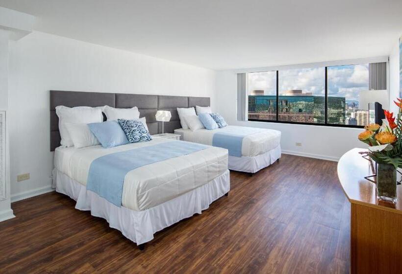Апартаменты Пентхаус 1 Спальня, Waikiki Penthouse @ The Monarch