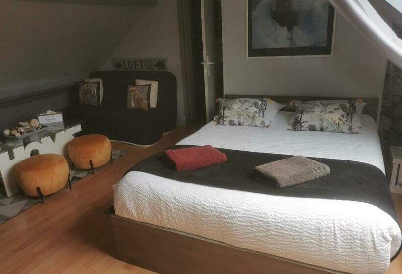 غرفة قياسية رباعية, Agréable Chambre D’hôte à La Campagne