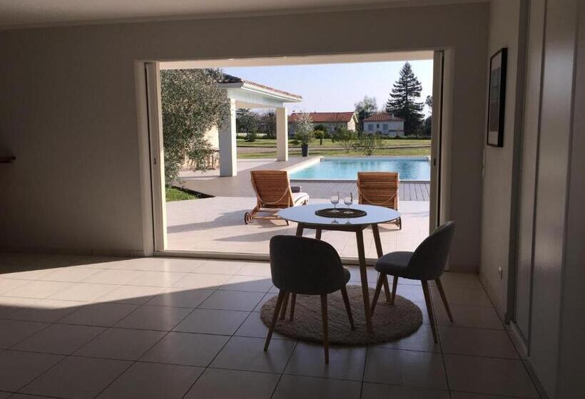 Номер Стандарт Вид на Бассейн, Chambre D Hôtes Ama