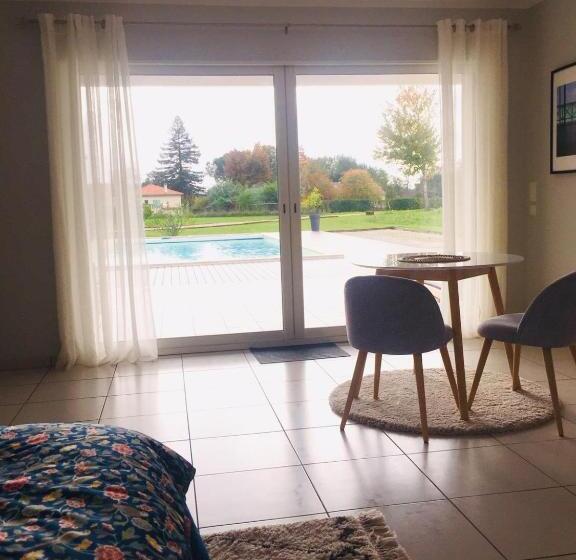 Номер Стандарт Вид на Бассейн, Chambre D Hôtes Ama