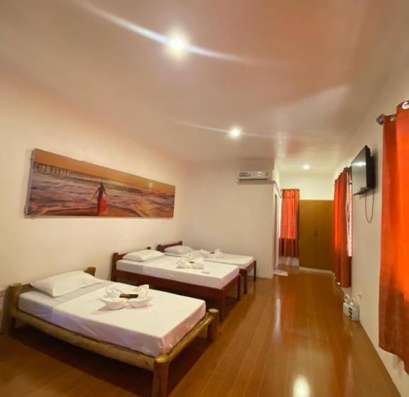 חדר סטנדרט לשלושה עם נוף לגינה, Tahanan Resort