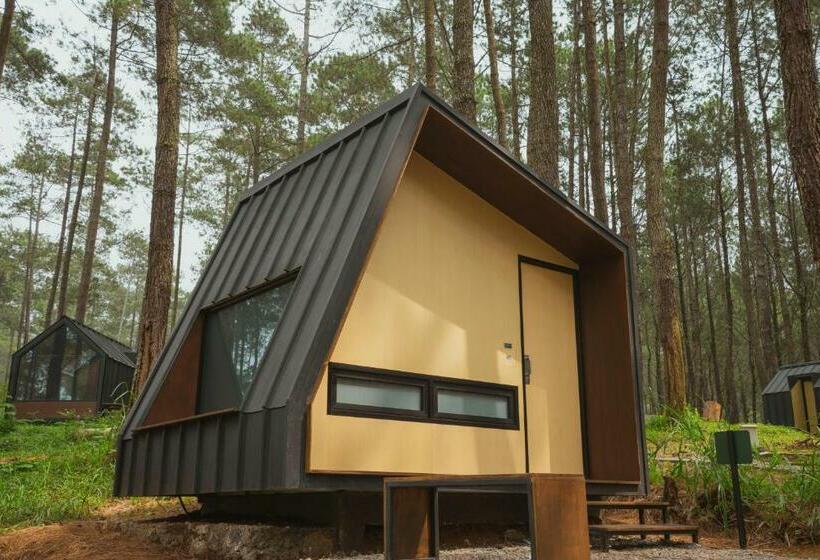 스탠다드 룸 공동 욕실, Bobocabin Cikole, Bandung