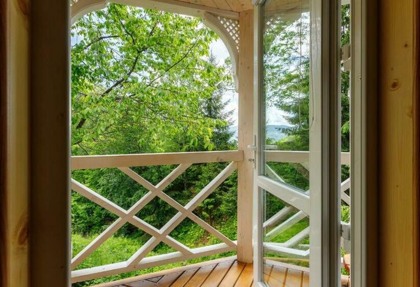 Шале 1 Спальня, хата різьбяра закуток