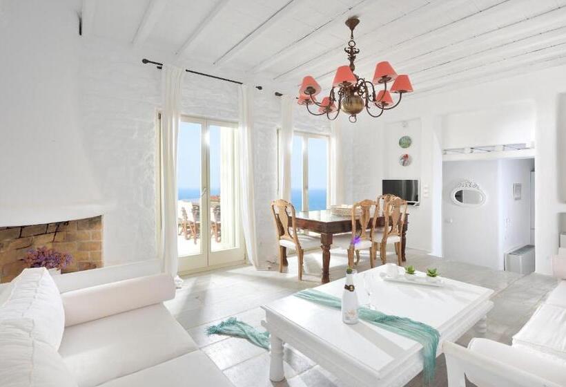 침실 2개 스위트, Mykonos Dream Villas