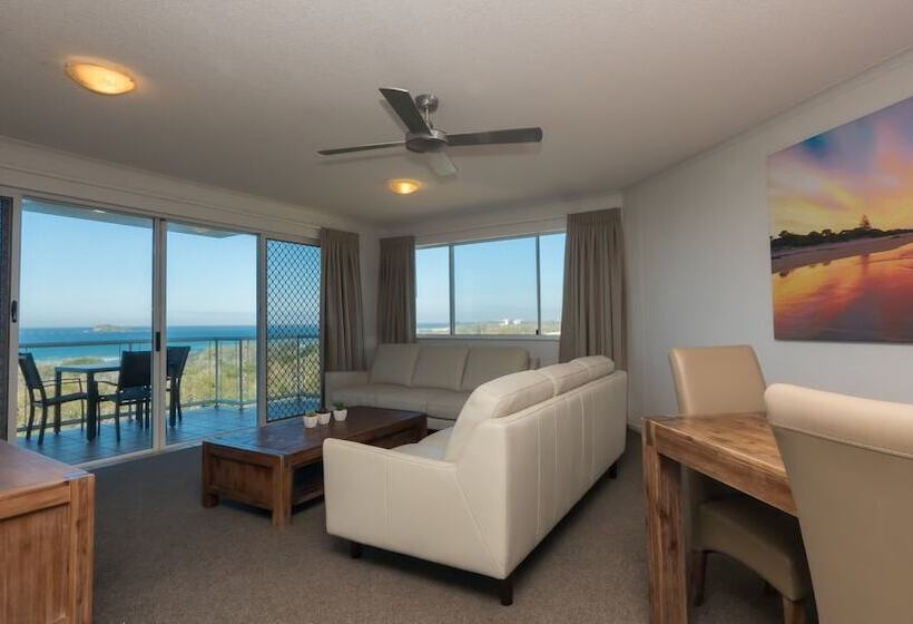 شقة 3 غرف مطلة على البحر, Atlantis Marcoola