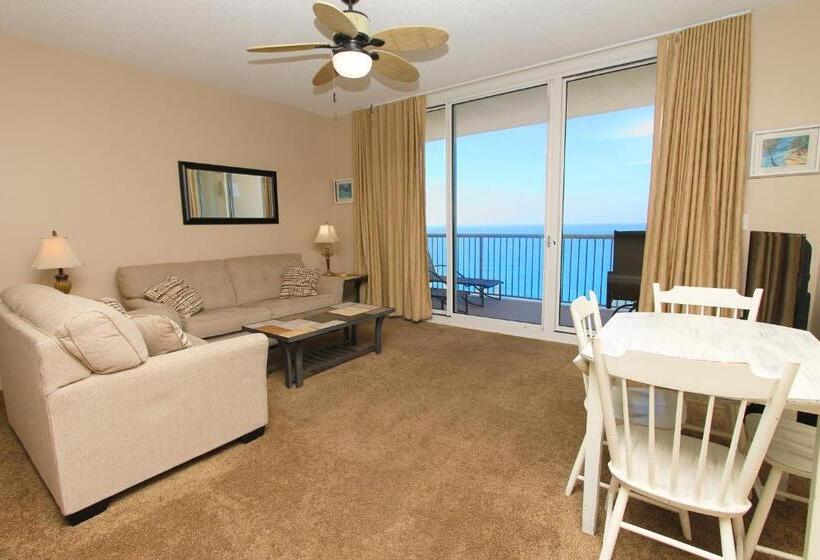 キングサイズベッドのスイートルーム, Majestic Beach Resort The Official Onsite Rental Company, Panama City Beach, Fl