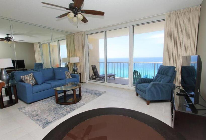 キングサイズベッドのスイートルーム, Majestic Beach Resort The Official Onsite Rental Company, Panama City Beach, Fl