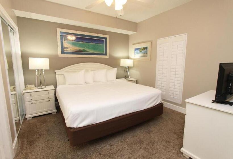 キングサイズベッドのスイートルーム, Majestic Beach Resort The Official Onsite Rental Company, Panama City Beach, Fl
