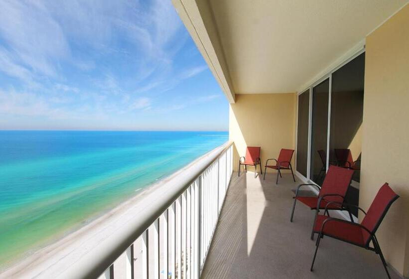 オーシャンビューデラックスルームバルコニー付き, Majestic Beach Resort The Official Onsite Rental Company, Panama City Beach, Fl