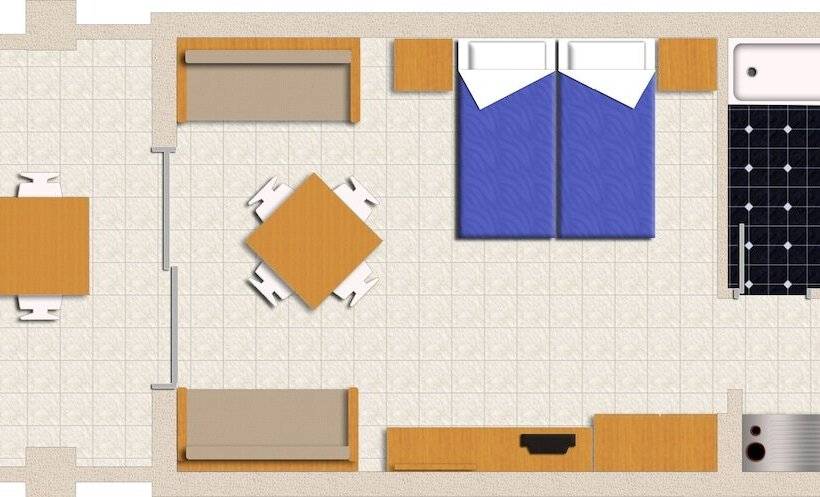 סטודיו סופריור עם נוף לים, Nautilus Bay