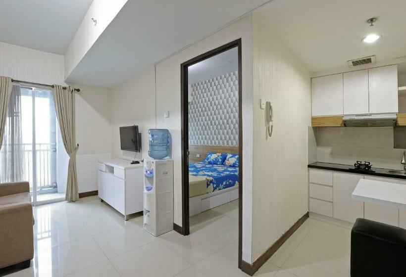 침실 2개 아파트, Apartemen Grand Dhika City By Nina