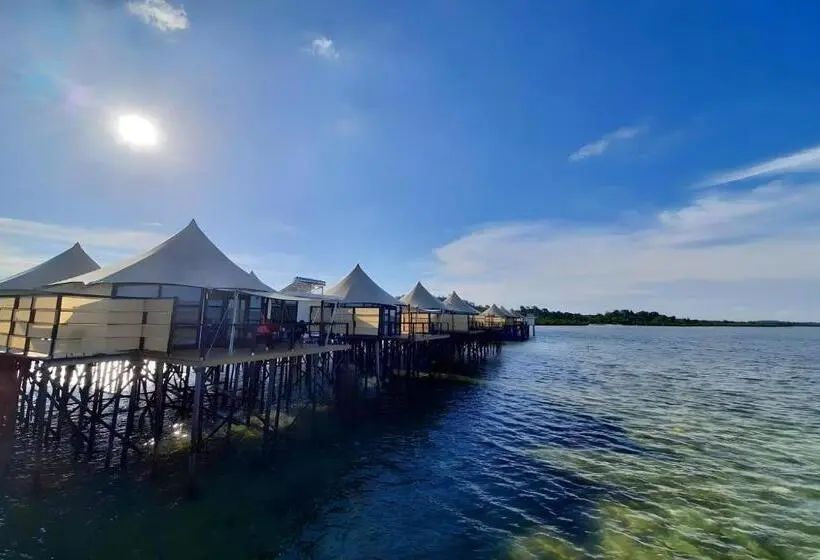 オーシャンビューデラックスルームバルコニー付き, Kiki Beach Resort, Batam