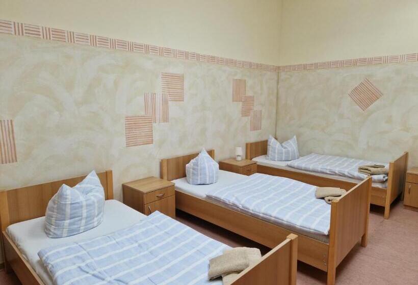 חדר סטנדרטי לארבעה עם חדר אמבטיה משותף, Schloss Rothenklempenow