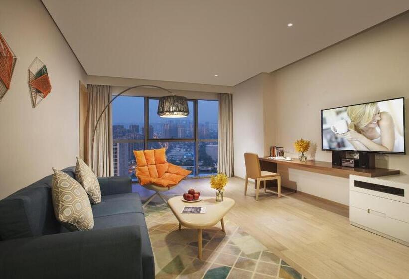침실 1개 이그제큐티브 아파트, Citadines Intime City Hangzhou