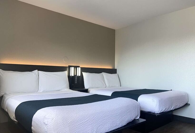 Номер Стандарт 2 Двуспальные Кровати, Motel 6tulare, Ca