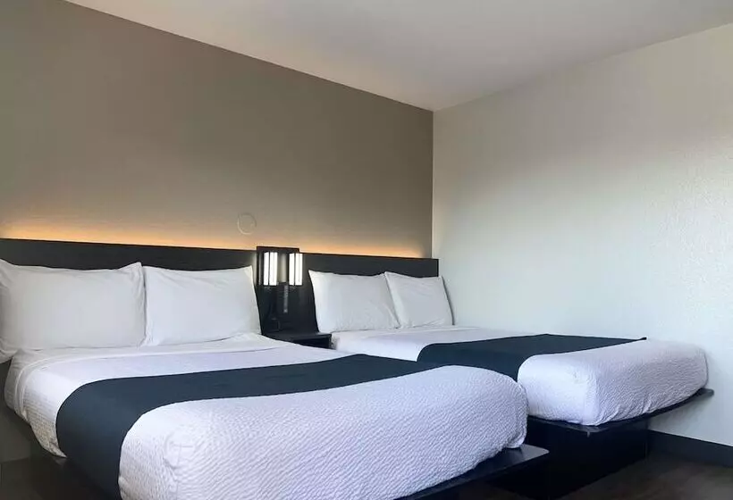 2ダブルベッドのスタンダードルーム, Motel 6tulare, Ca