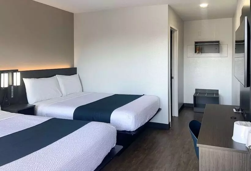 2ダブルベッドのスタンダードルーム, Motel 6tulare, Ca