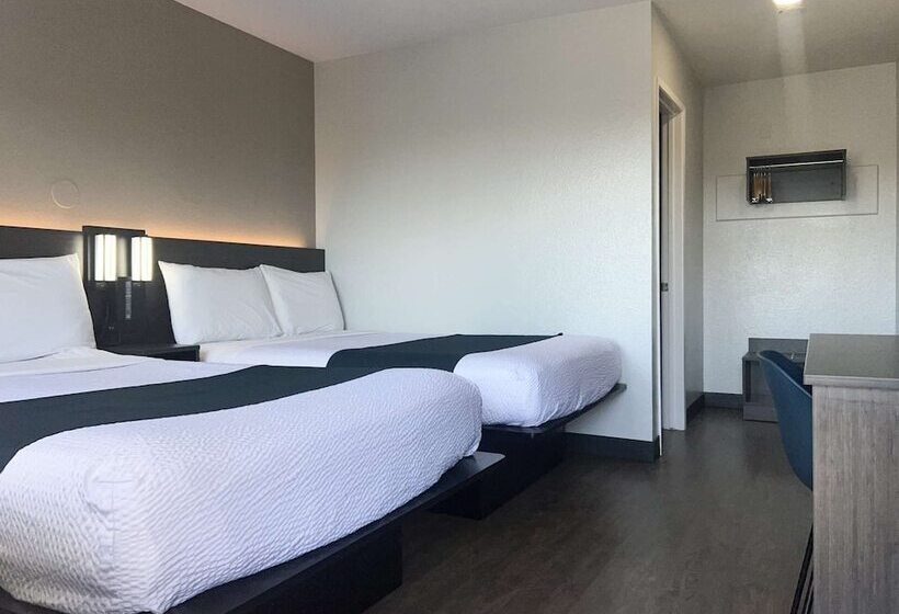 Номер Стандарт 2 Двуспальные Кровати, Motel 6tulare, Ca
