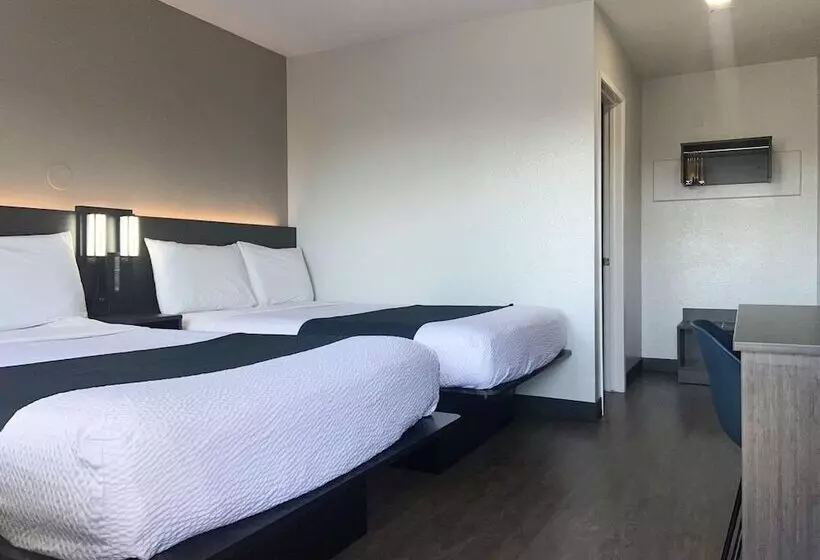 2ダブルベッドのスタンダードルーム, Motel 6tulare, Ca