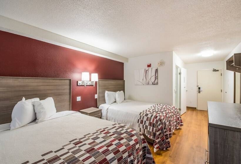 Номер Стандарт 2 Двуспальные Кровати, Red Roof Inn Rochester – Airport