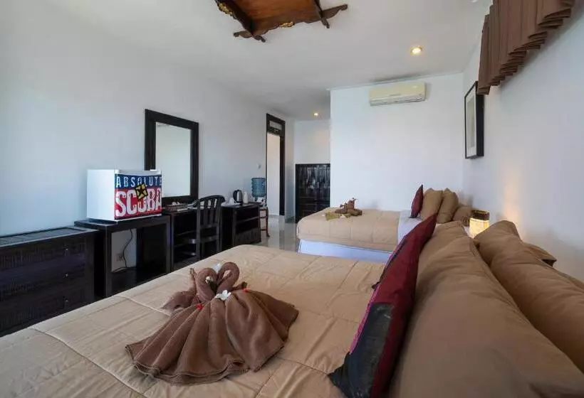 اتاق لوکس سه تخته, Absolute Scuba Bali Dive Resort