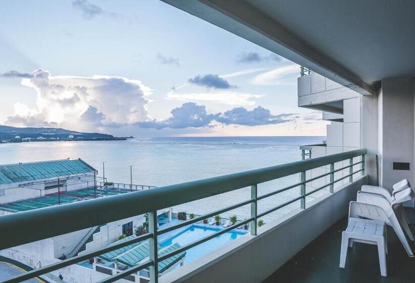 2 Sovrums Deluxe Lägenhet, Alupang Beach Tower