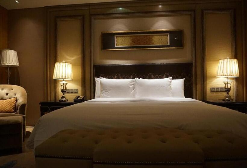 스탠다드 룸 킹사이즈 침대, Wanda Realm Harbin