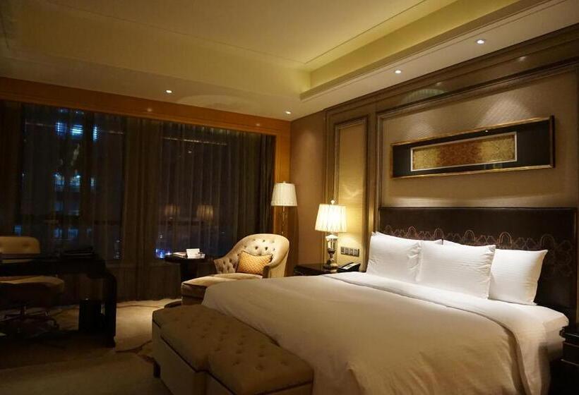 이그제큐티브 룸 킹사이즈 침대, Wanda Realm Harbin