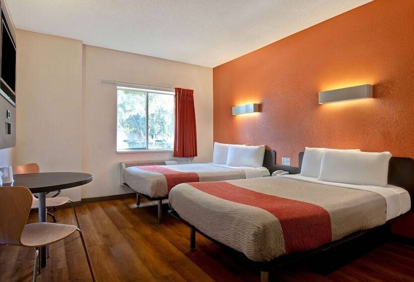 2ダブルベッドのスタンダードルーム, Motel 6 gilroy, Ca