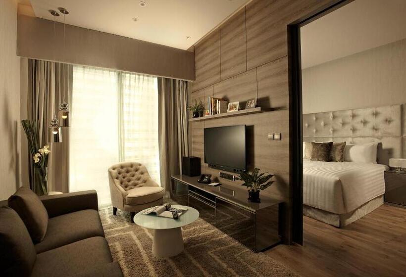 آپارتمان لوکس 1 خوابه, Pan Pacific Serviced Suites Beach Road, Singapore