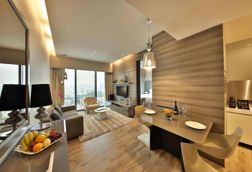 آپارتمان اجرایی 1 خوابه, Pan Pacific Serviced Suites Beach Road, Singapore