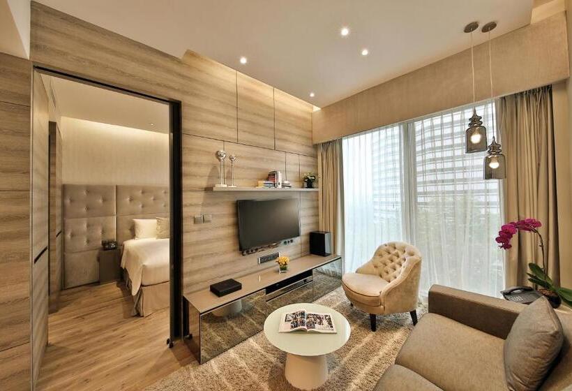 اتاق استاندارد تودرتو, Pan Pacific Serviced Suites Beach Road, Singapore