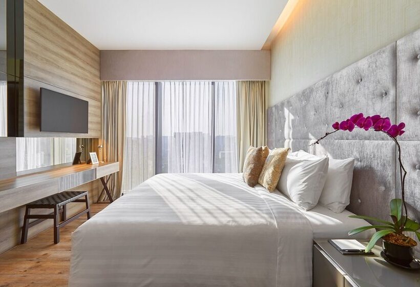 آپارتمان لوکس 1 خوابه, Pan Pacific Serviced Suites Beach Road, Singapore