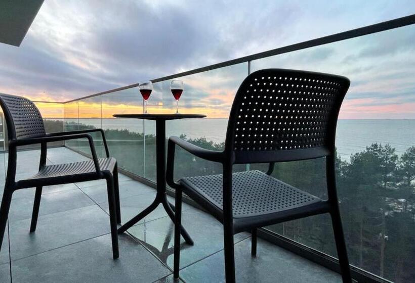 带海景的复工套房, Wave Międzyzdroje Resort & Spa