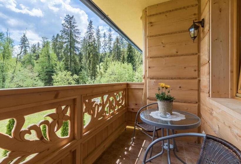 חדר סטנדרט עם מרפסת, Gościniec Nad Potokiem