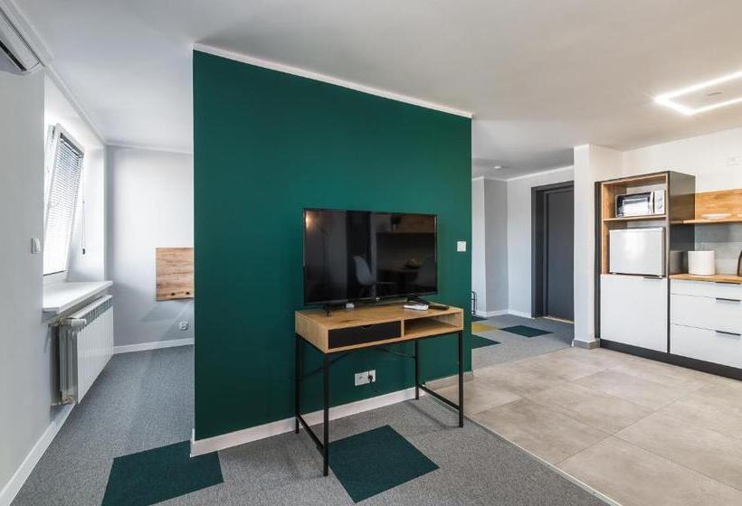 شقة ديلوكس غرفة واحدة, Apartamenty Medyka Park