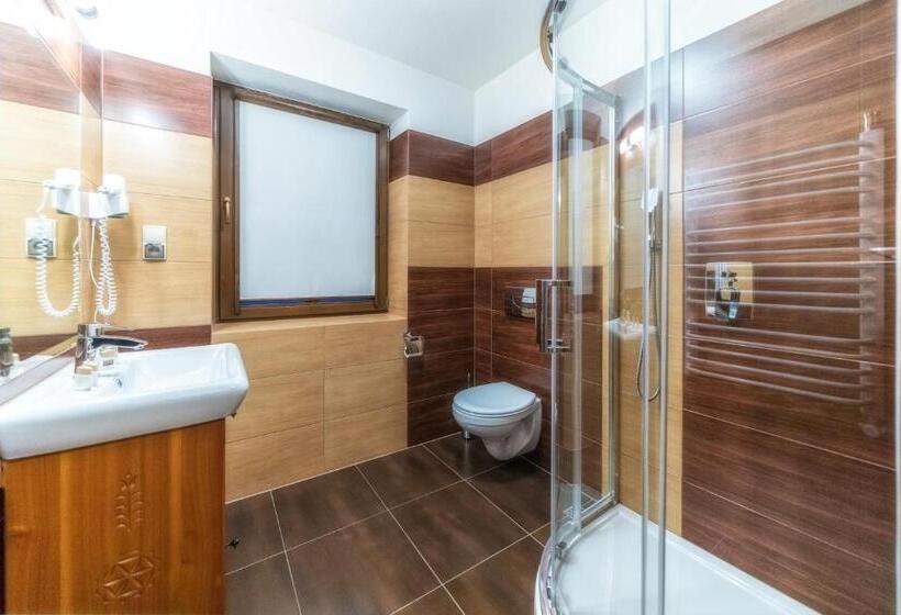 غرفة ديلوكس مزودة بشرفة, Willa Pod Miedzą 200 M Do Term