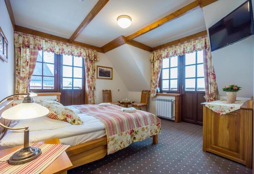 غرفة ديلوكس مزودة بشرفة, Willa Pod Miedzą 200 M Do Term