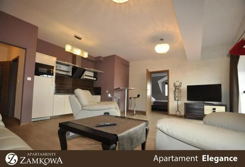 １ベッドルームのデラックスアパートメント, Apartamenty Zamkowa