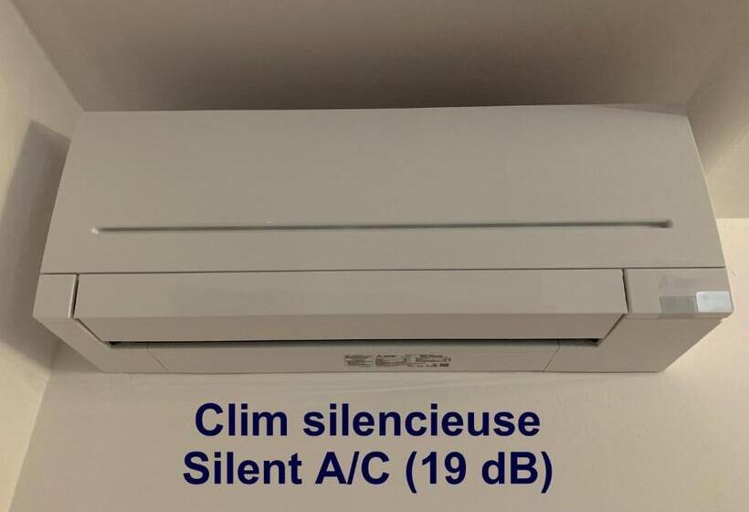 デラックスルーム, Pila & Bed Montpellier Centre Corum Comédie Chambre Calme Climatisée Quiet Air Conditioned Room