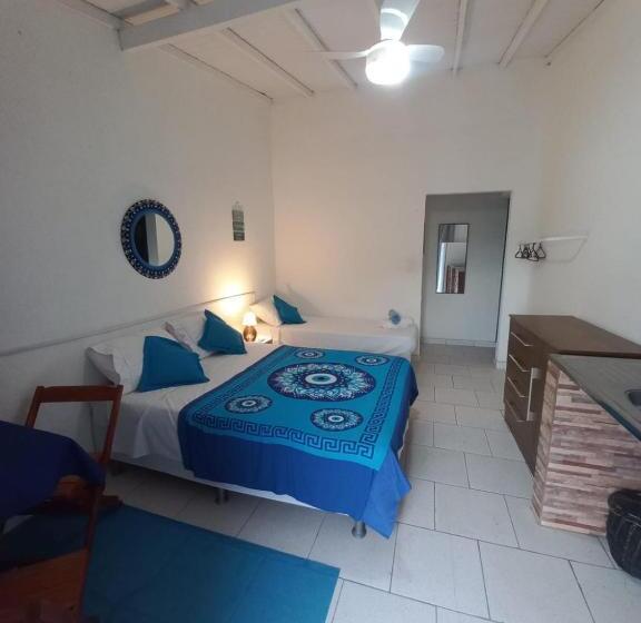 חדר סטנדרט לשלושה עם מרפסת, Olho Grego Hospedagem Em Arraial D Ajuda