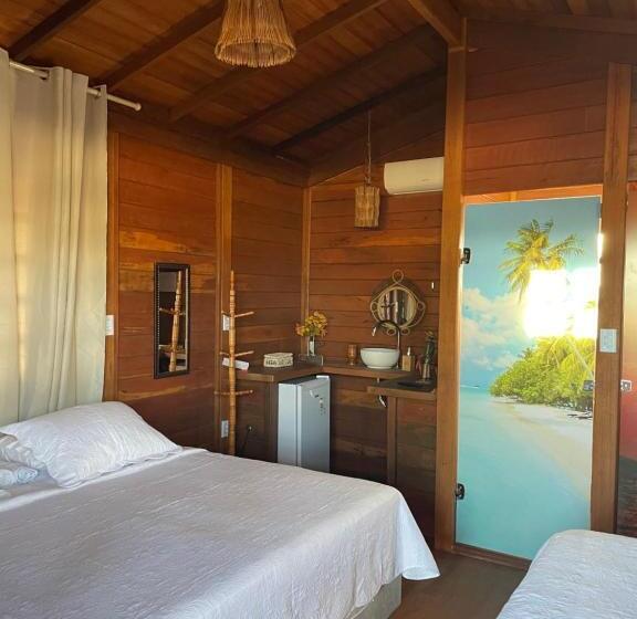 高级三人间, Pousada Bangalôs Sol De Lagoinha