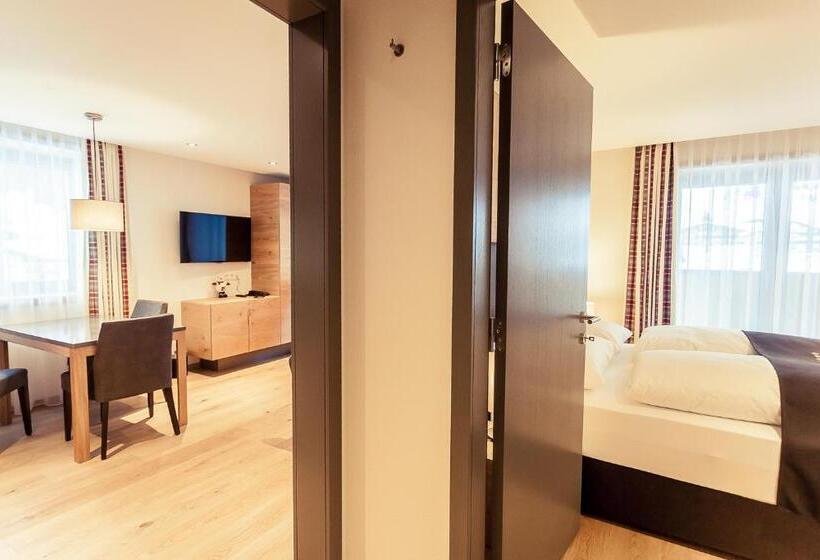 带1个卧室带观景的公寓, Apart Hotel Laurus Lech