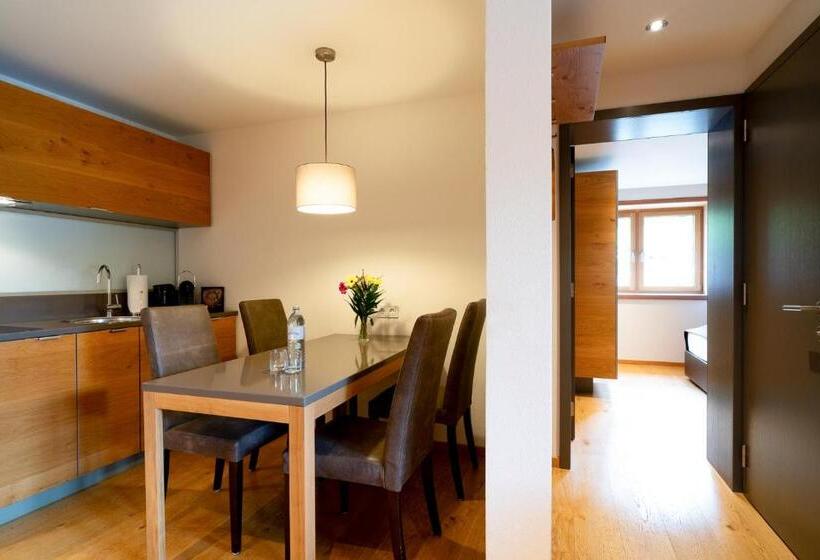 带1个卧室带观景的公寓, Apart Hotel Laurus Lech