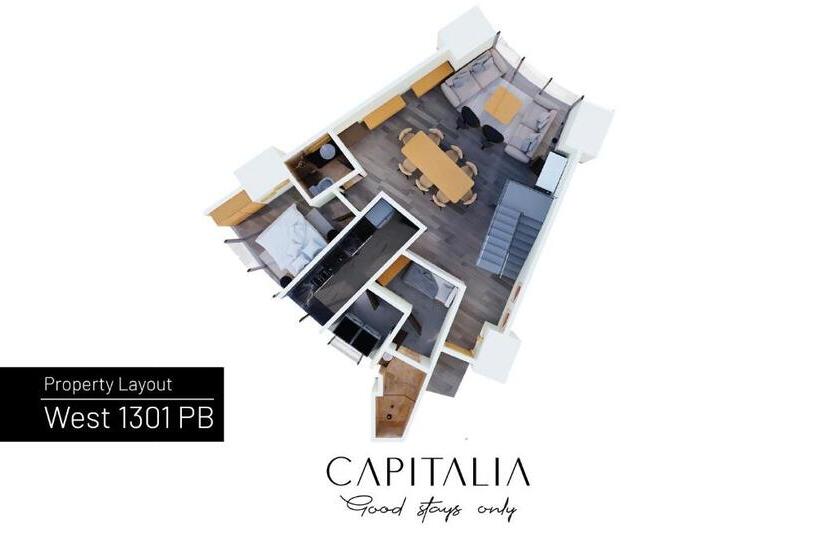آپارتمان 3 خوابه, Capitalia   Apartments   Reforma Centro