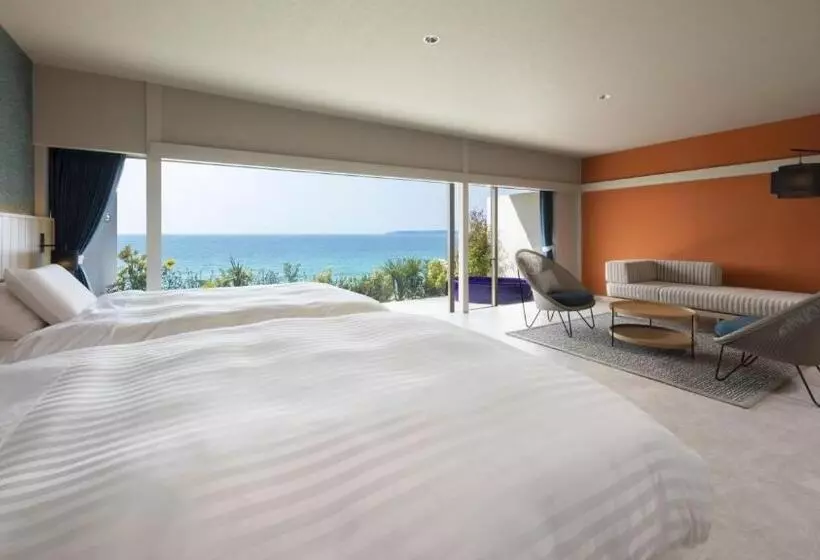 オーシャンビューのプレミアムルーム。, Nishinagato Resort