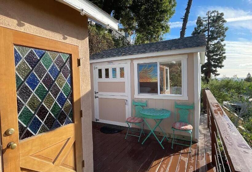 اتاق استاندارد با تراس, Glamping Hollywood Hills   Luxury Tiny House