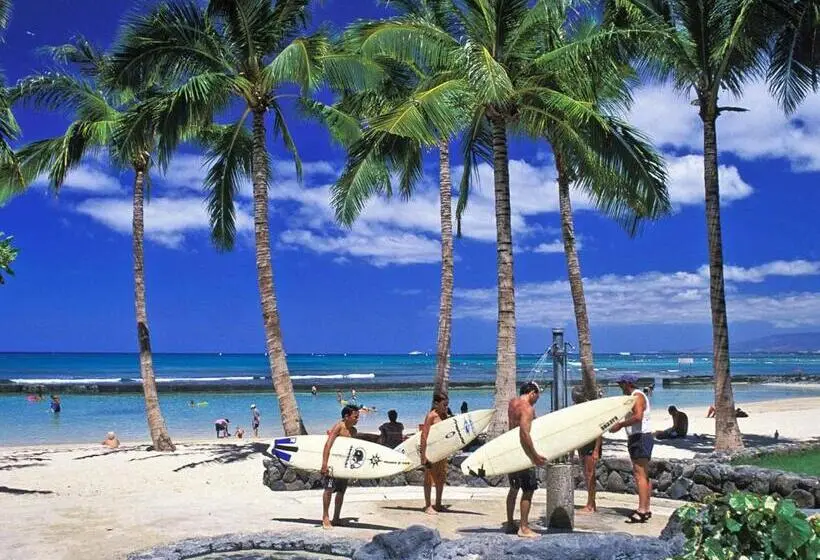 バルコニー付き１ベッドルームアパートメント, Free Parking Comfy Central Waikiki