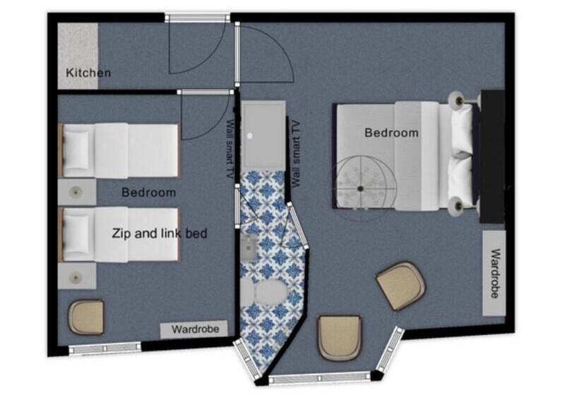 جناح عائلي, St John's Guest House