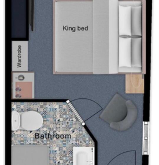 غرفة قياسية سرير كينج, St John's Guest House